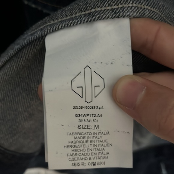 Golden Goose Oversized “Demi” Denim Jacket M - Picture 11 of 12